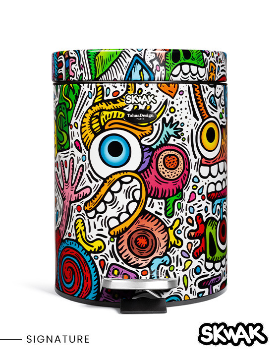 Papelera de baño 5L Crazy...