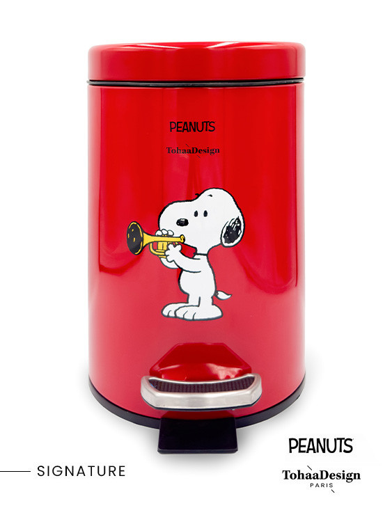 Poubelle 3L Peanuts Records